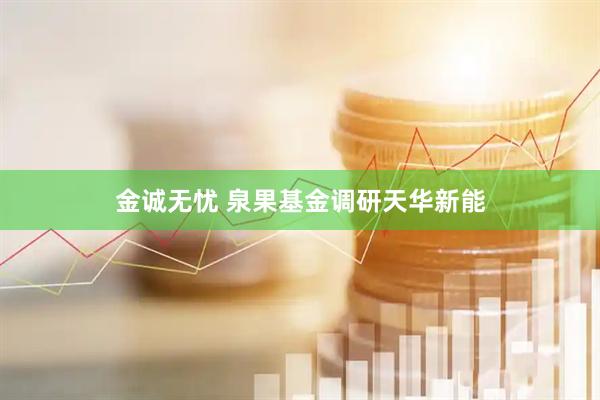 金诚无忧 泉果基金调研天华新能