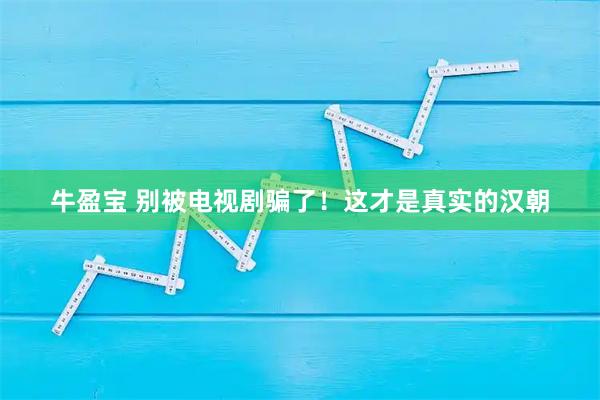 牛盈宝 别被电视剧骗了！这才是真实的汉朝