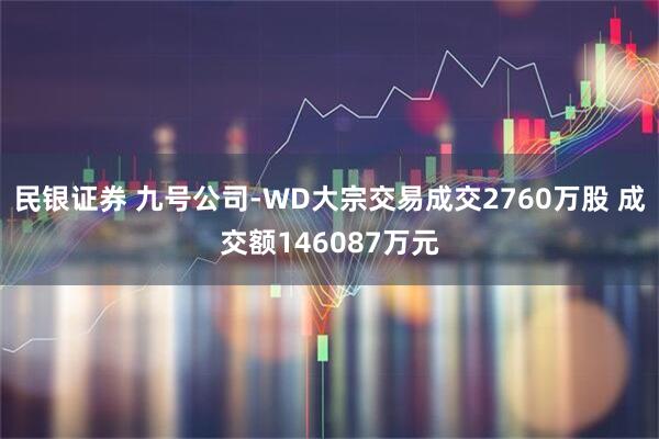 民银证券 九号公司-WD大宗交易成交2760万股 成交额146087万元